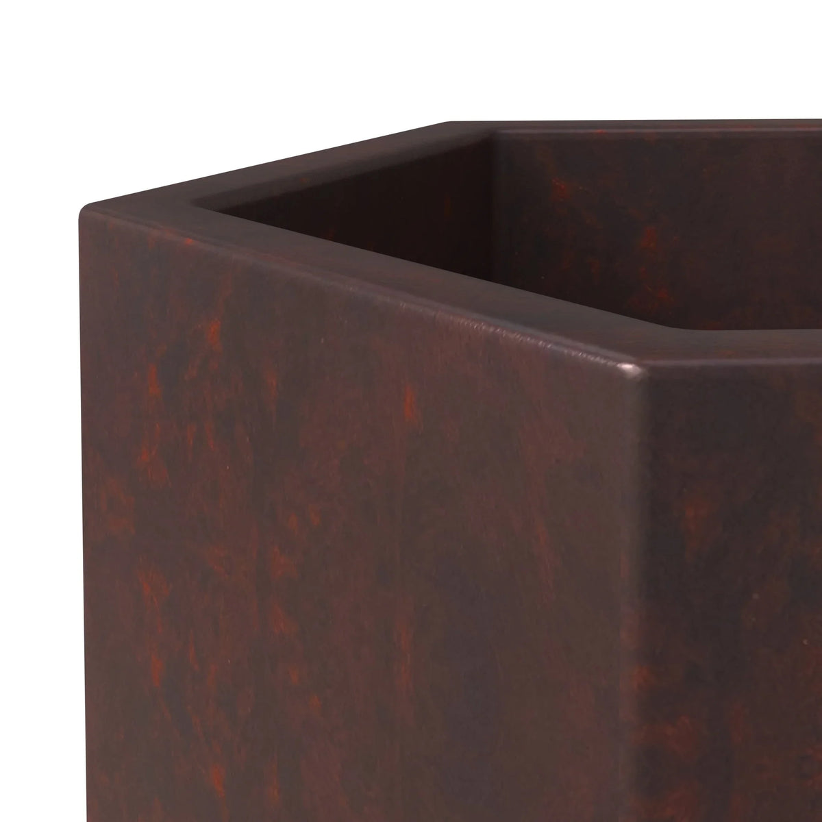 Thicket Modern 4-Piece Fiberstone Planter - Hexagon Design Weather Resistant Plant Pot - Elax Furniture