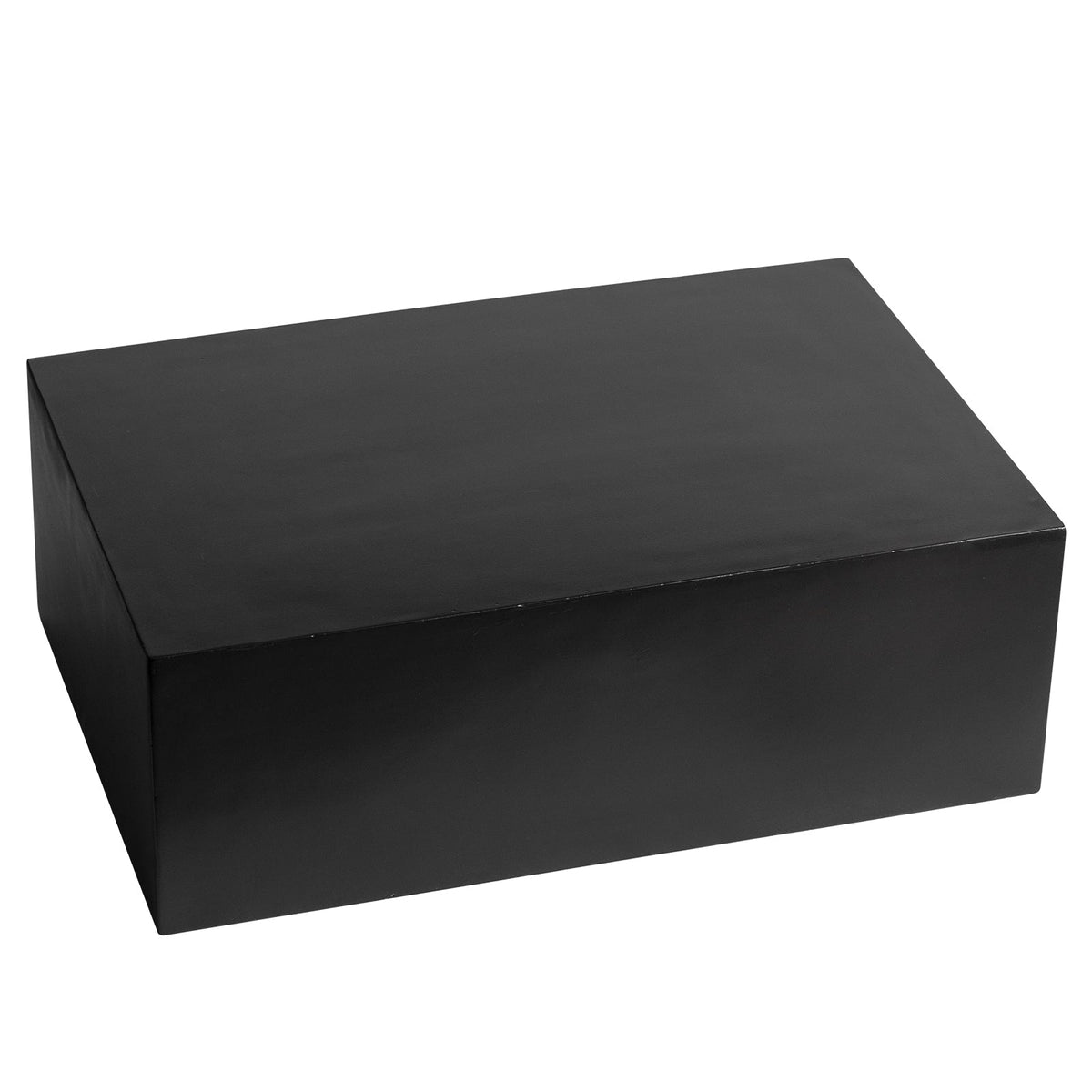 Maya Collection Fiberstone Outdoor/Indoor Rectangular Coffee Table in Travertine