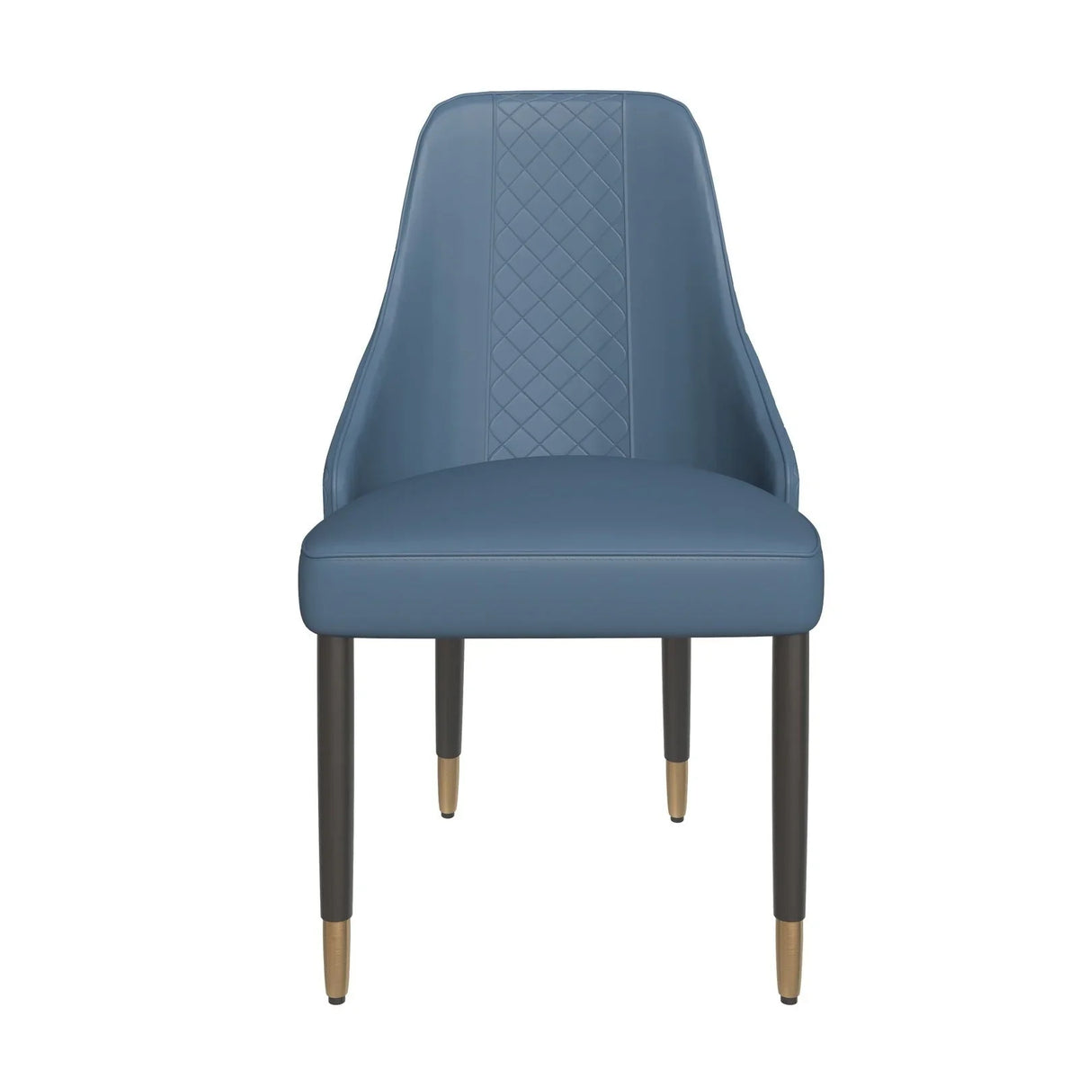Allure Dining Chairs Fabric/Leather Seat and Back in Oak Wood - Elax Furniture