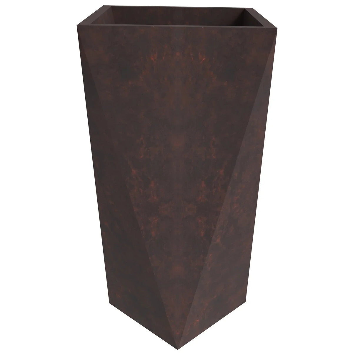 Aloe Tapered Square Fiberstone And MGO Clay Planter For Indoor And Outdoor - Elax Furniture