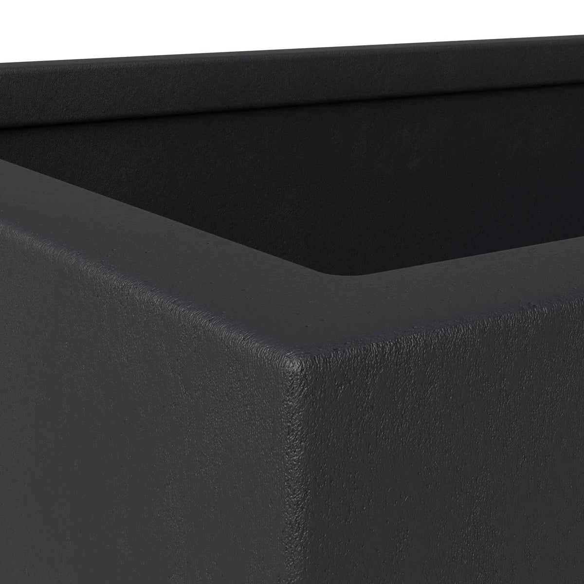 Bloom Mid-Century Modern Rectangular Fiberstone and MGO Clay Planter for Indoor and Outdoor - Elax Furniture
