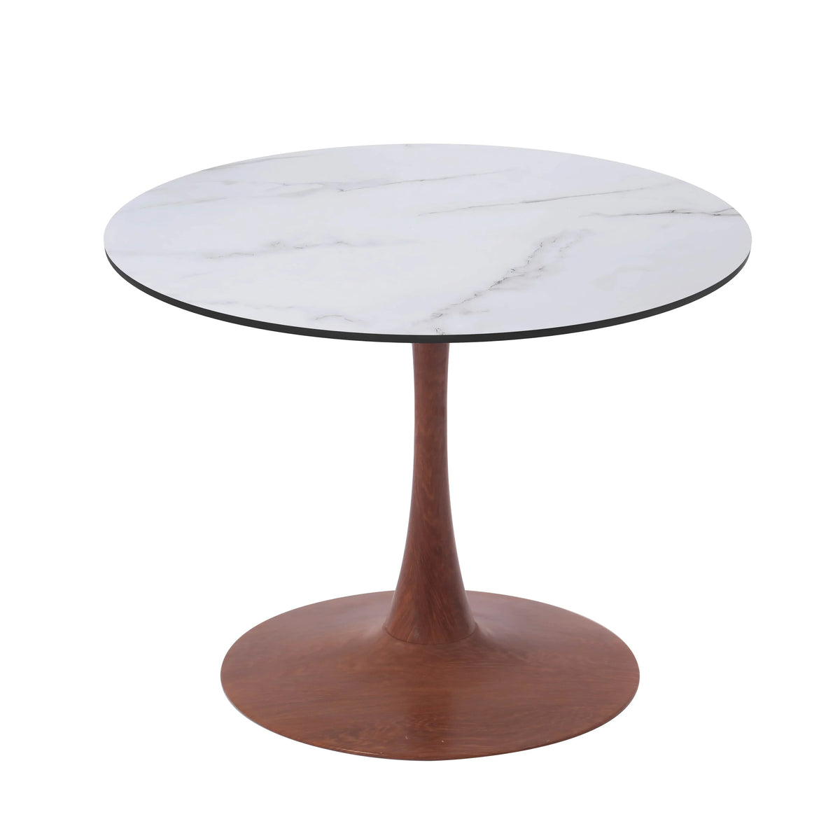 Bristol 24"/27"/31" Round Dining Table Wood Transfer Cherry/Natural/Walnut Base with MDF Table Top - Elax Furniture