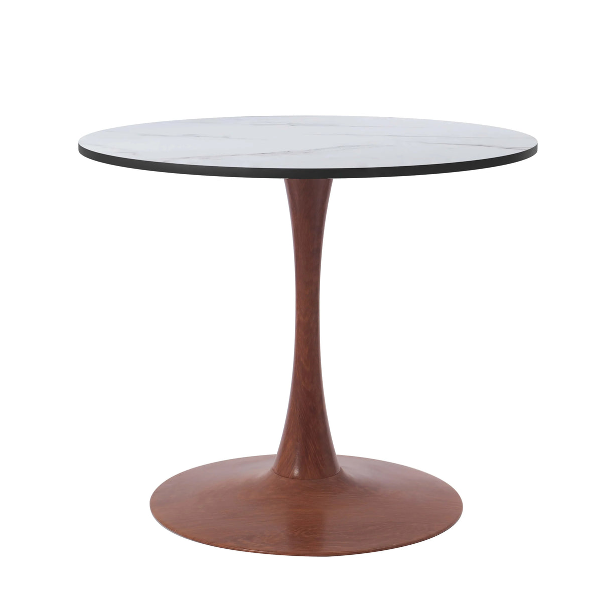 Bristol 24"/27"/31" Round Dining Table Wood Transfer Cherry/Natural/Walnut Base with MDF Table Top - Elax Furniture