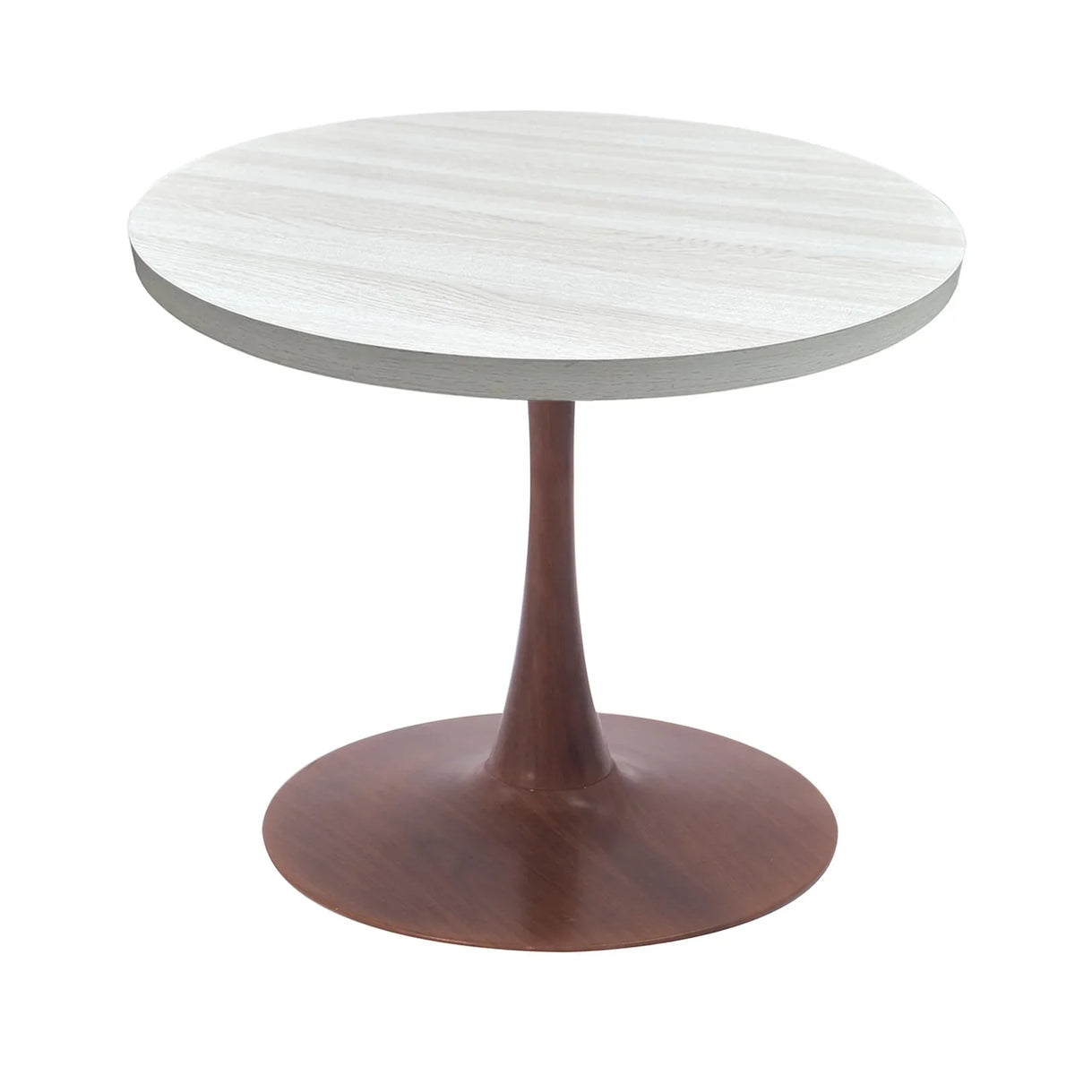 Bristol 24"/27"/31" Round Dining Table Wood Transfer Cherry/Natural/Walnut Base with MDF Table Top - Elax Furniture