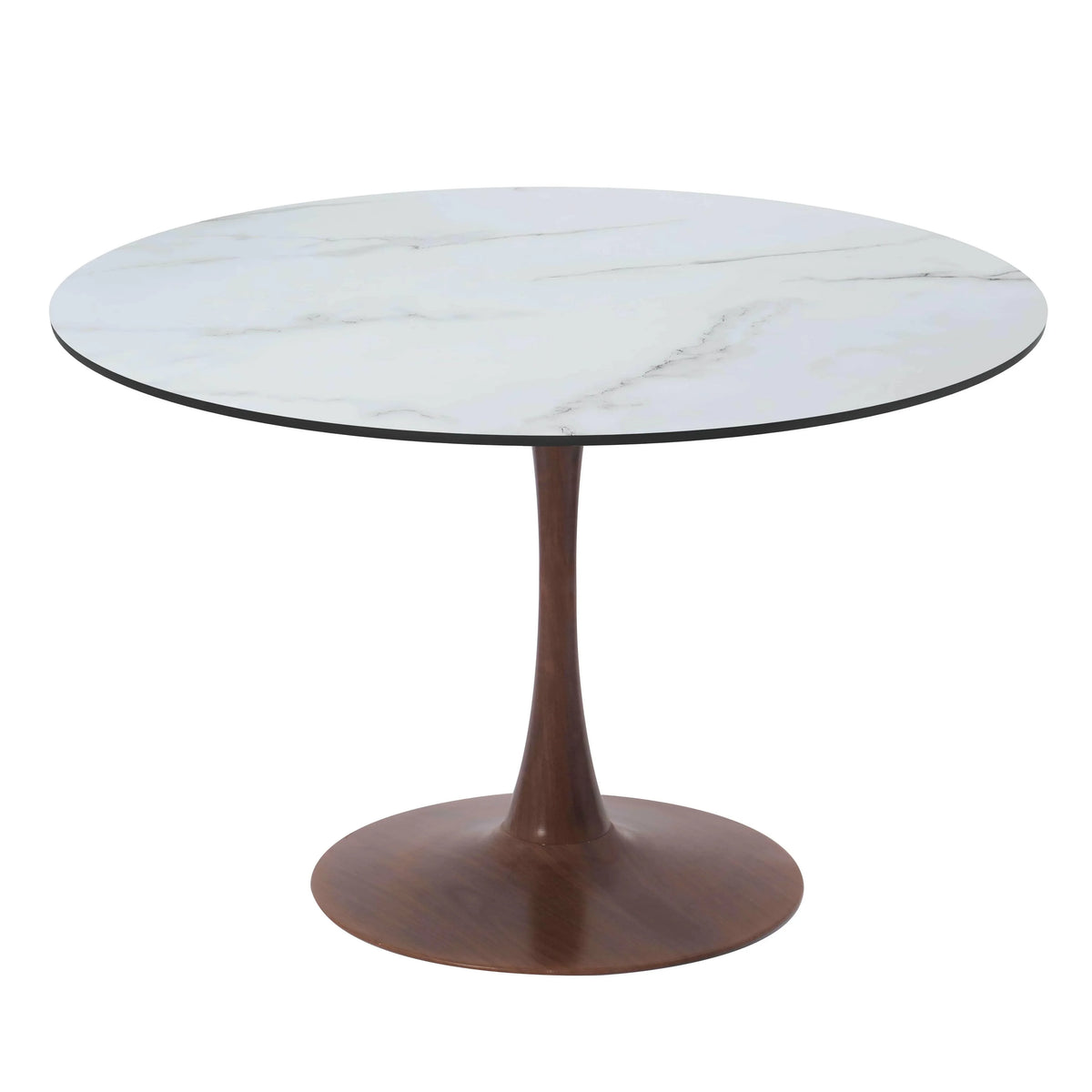 Bristol 24"/27"/31" Round Dining Table Wood Transfer Cherry/Natural/Walnut Base with MDF Table Top - Elax Furniture