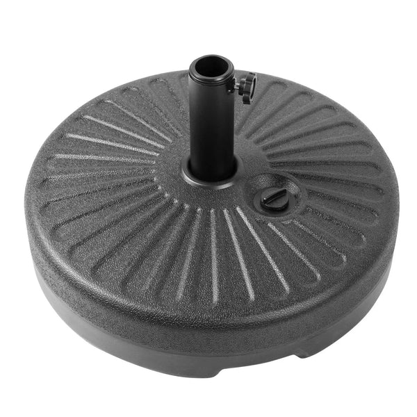 Bovilar Modern Outdoor Patio 20" Round Fillable Free Standing Umbrella Base - Elax Furniture