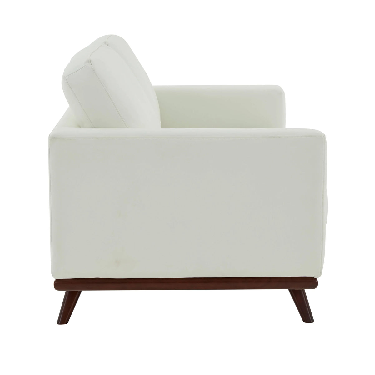 Birch Wood Base Leather/Mesh Loveseat - Chester Collection - Elax Furniture