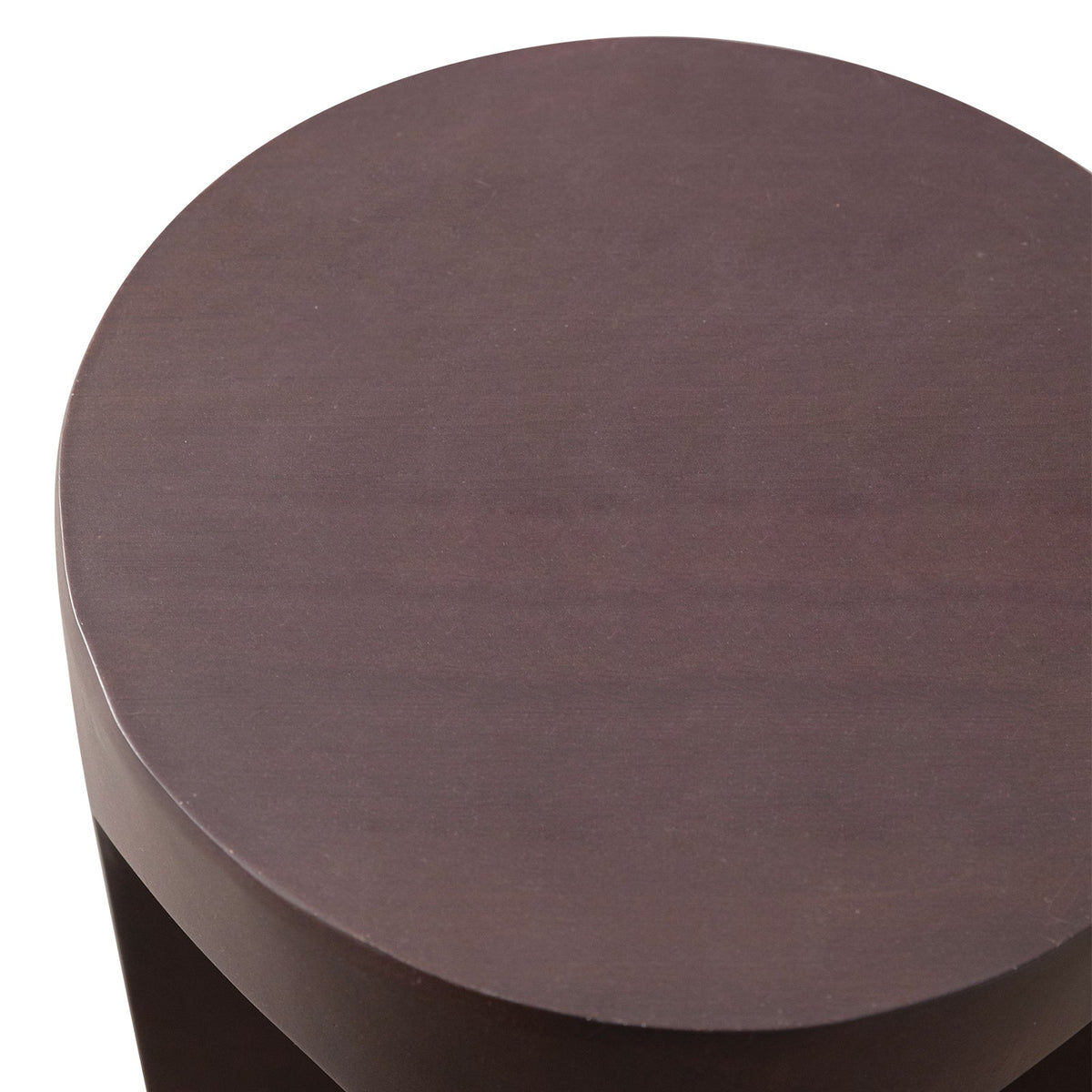 Crus Fiberstone Outdoor Side Table With Arched Base Design