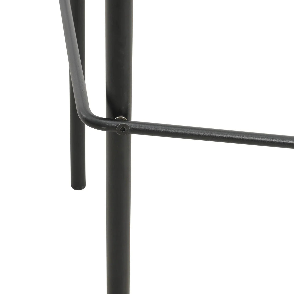 Devon Aluminum Indoor Outdoor Bar Stool with Powder Coated Frame and Footrest - Elax Furniture