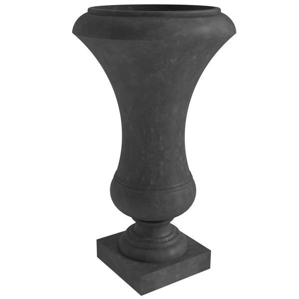 Daisy Fiberstone and Clay Urn Planter with Drainage Holes for Indoor and Outdoor - Elax Furniture