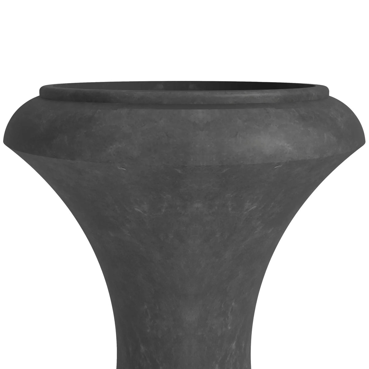 Daisy Fiberstone and Clay Urn Planter with Drainage Holes for Indoor and Outdoor - Elax Furniture