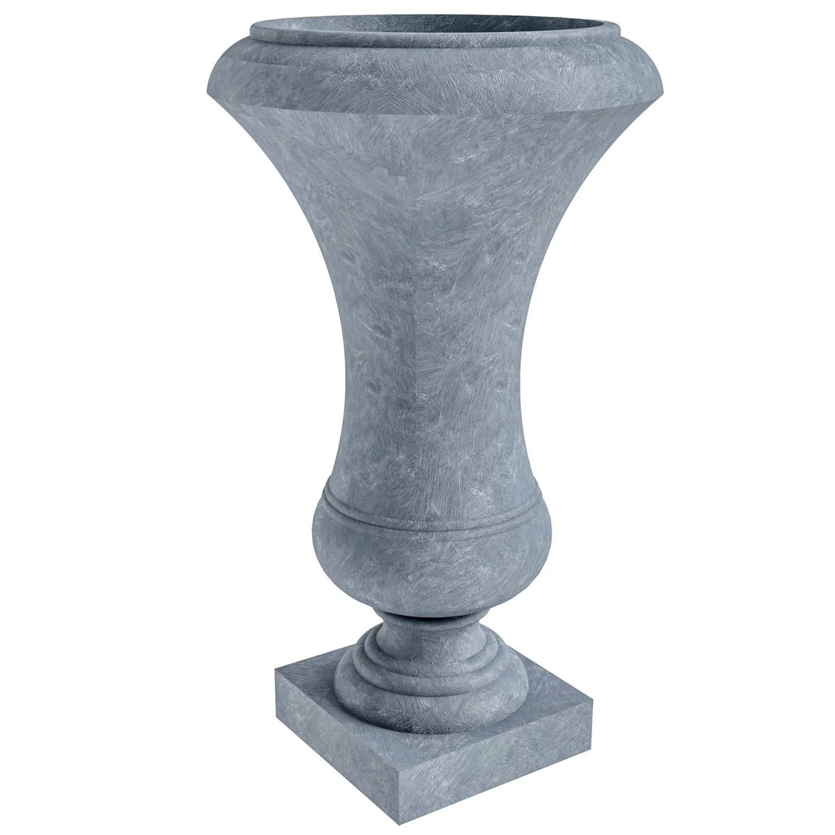 Daisy Fiberstone and Clay Urn Planter with Drainage Holes for Indoor and Outdoor - Elax Furniture