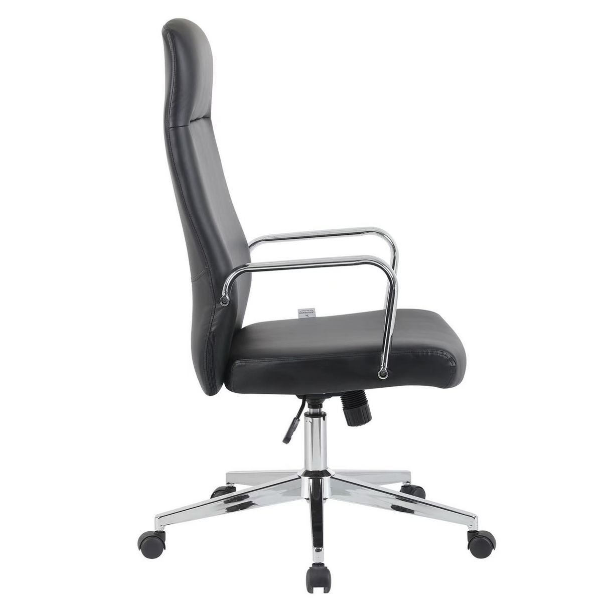 Flux Office Chair in Leather Adjustable Height and Tilt with an Iron Frame
