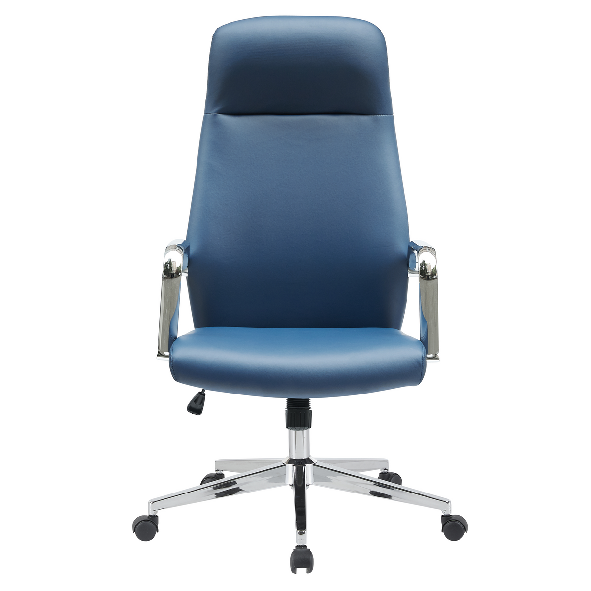 Flux Office Chair in Leather Adjustable Height and Tilt with an Iron Frame