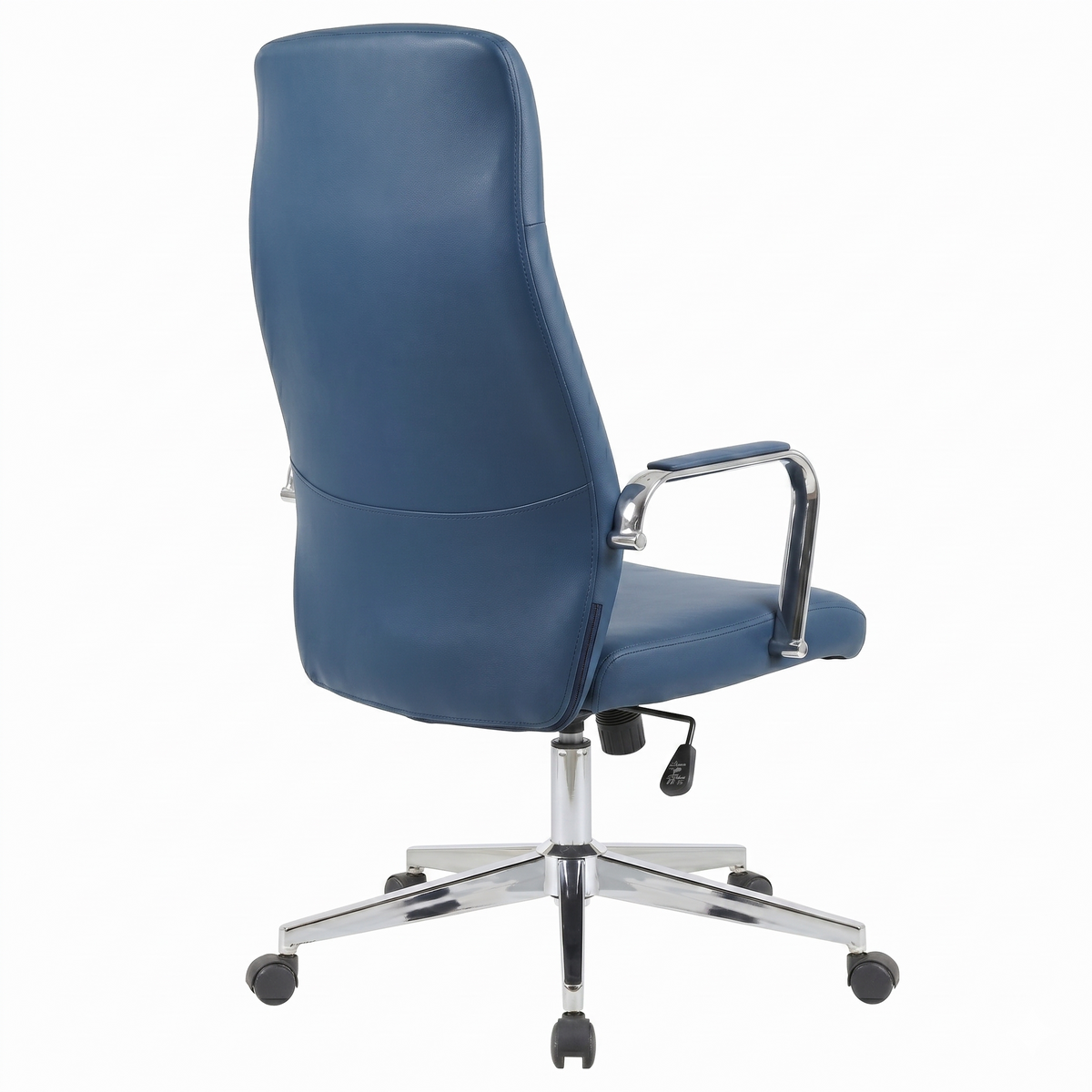 Flux Office Chair in Leather Adjustable Height and Tilt with an Iron Frame