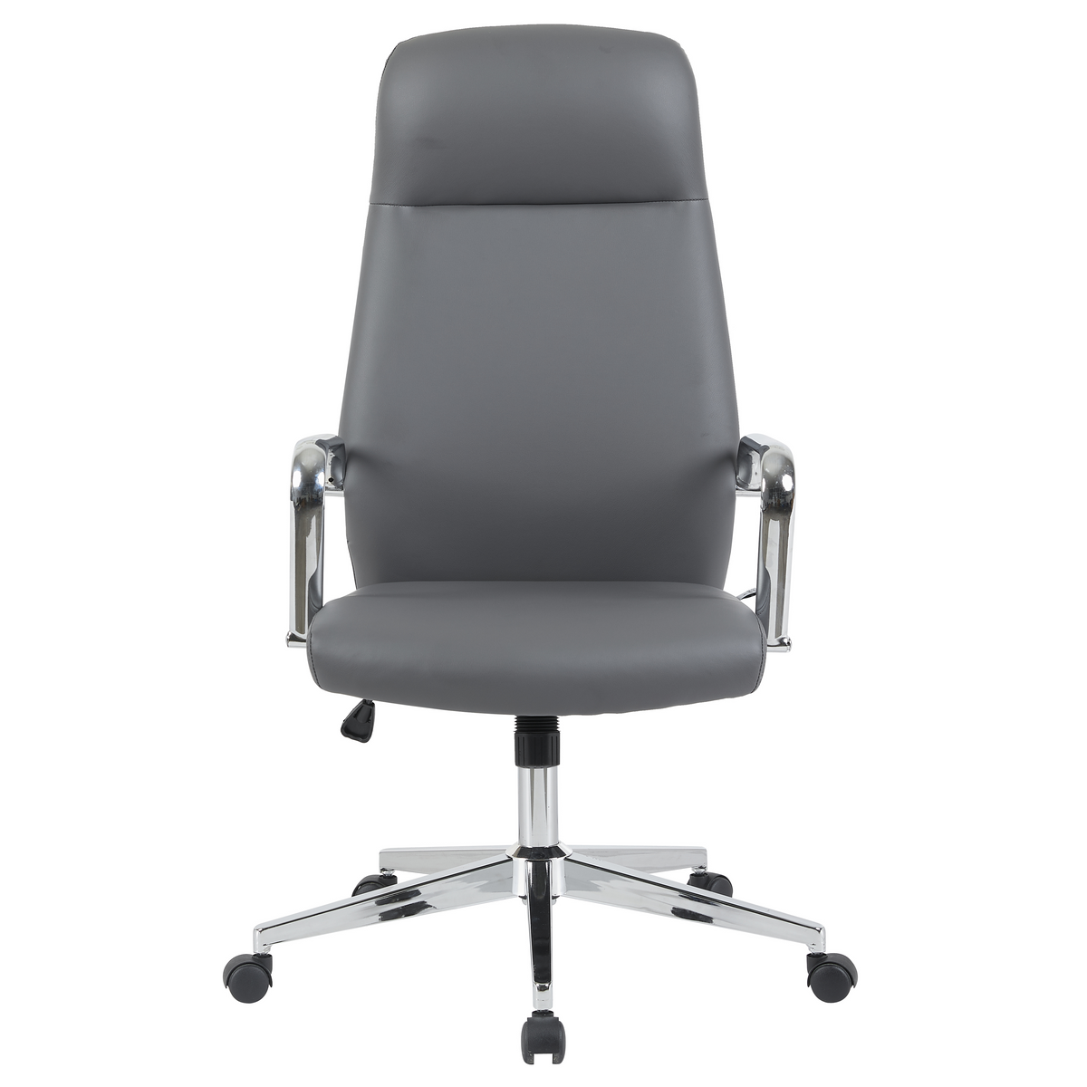 Flux Office Chair in Leather Adjustable Height and Tilt with an Iron Frame