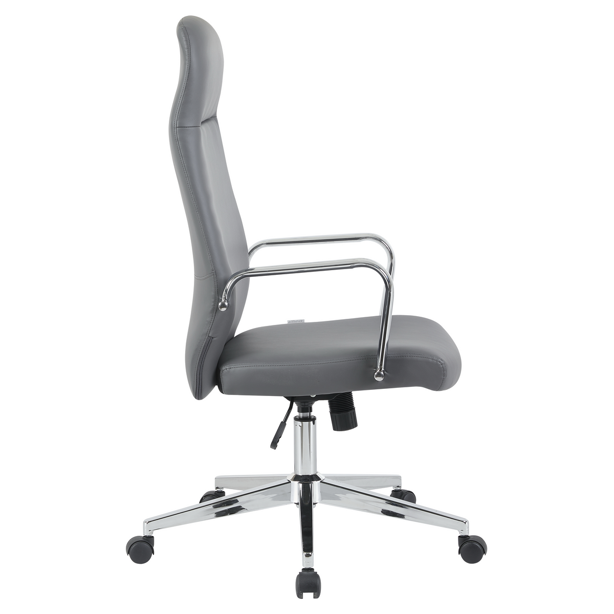 Flux Office Chair in Leather Adjustable Height and Tilt with an Iron Frame