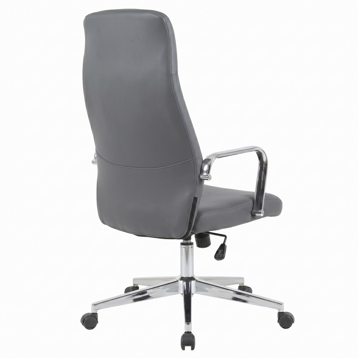 Flux Office Chair in Leather Adjustable Height and Tilt with an Iron Frame