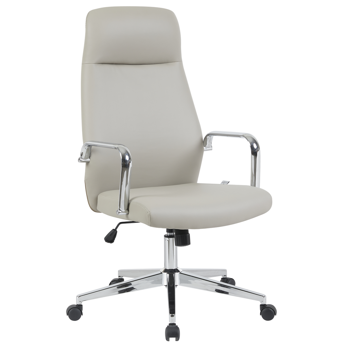 Flux Office Chair in Leather Adjustable Height and Tilt with an Iron Frame