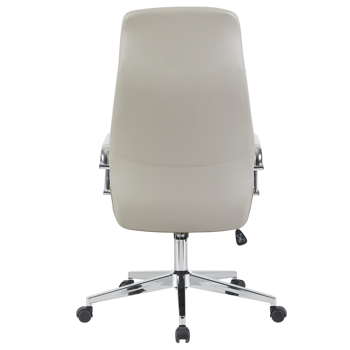 Flux Office Chair in Leather Adjustable Height and Tilt with an Iron Frame