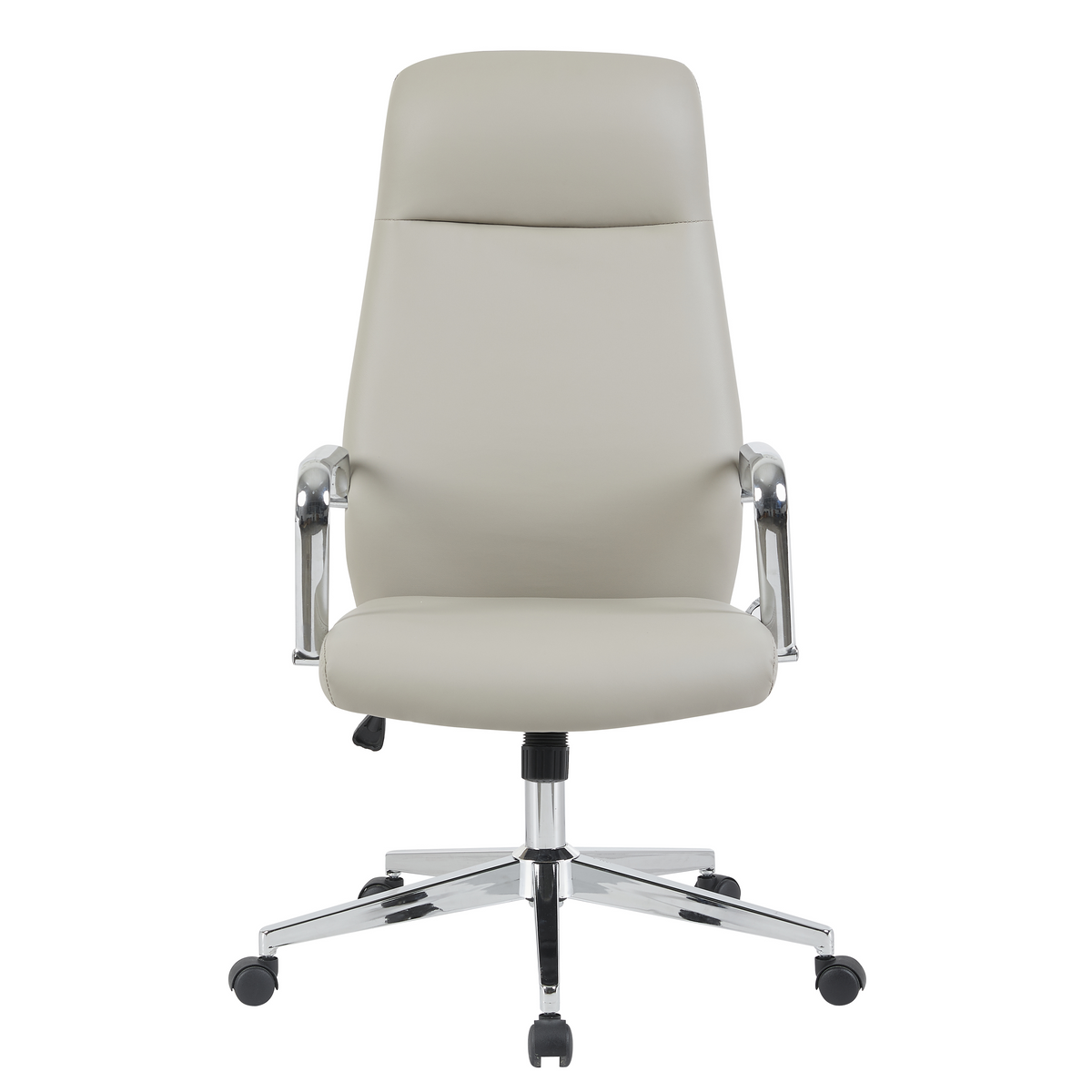 Flux Office Chair in Leather Adjustable Height and Tilt with an Iron Frame