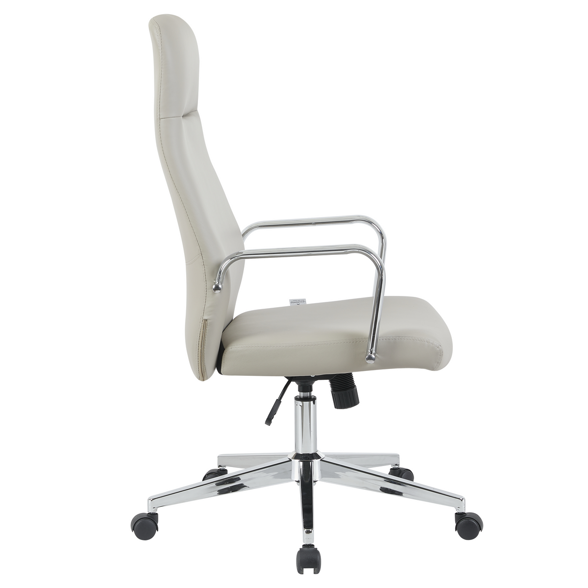 Flux Office Chair in Leather Adjustable Height and Tilt with an Iron Frame