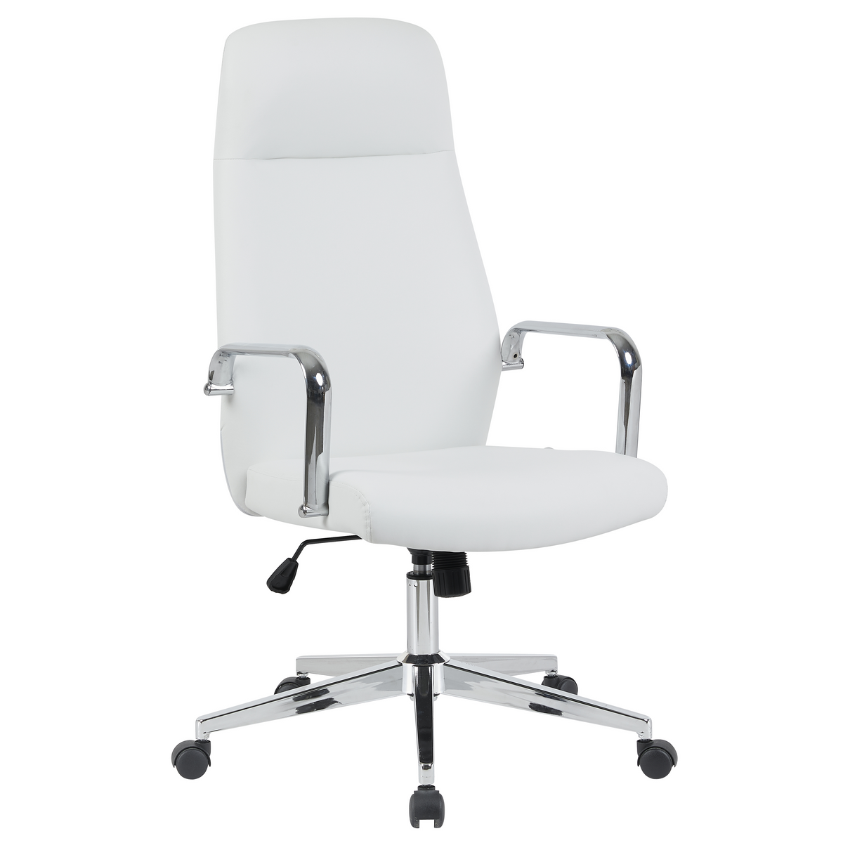 Flux Office Chair in Leather Adjustable Height and Tilt with an Iron Frame