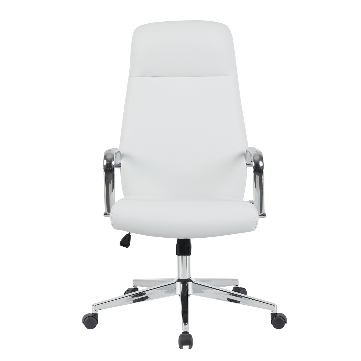 Flux Office Chair in Leather Adjustable Height and Tilt with an Iron Frame
