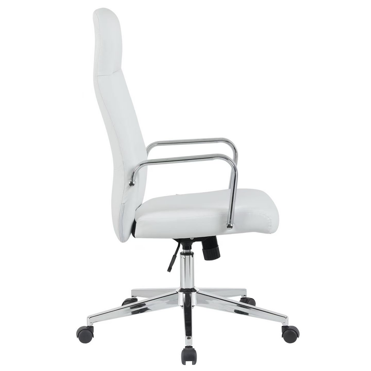 Flux Office Chair in Leather Adjustable Height and Tilt with an Iron Frame