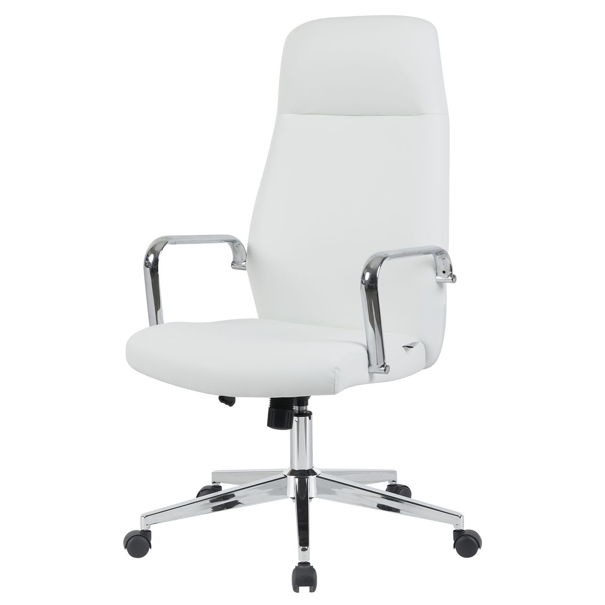 Flux Office Chair in Leather Adjustable Height and Tilt with an Iron Frame