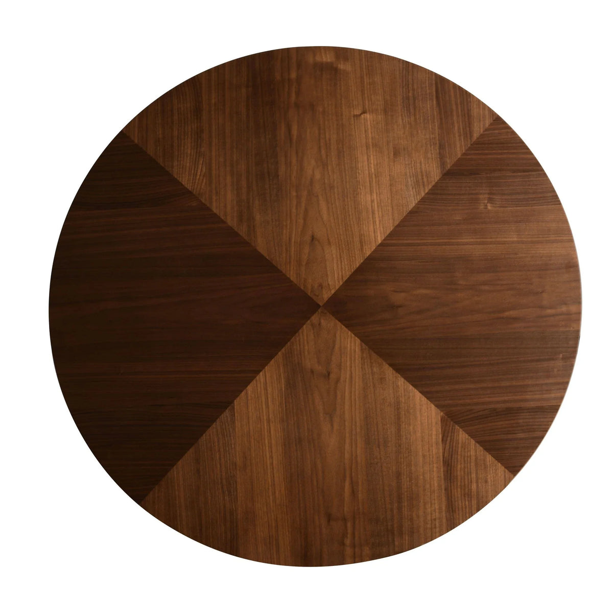 Fynix 47β Round Dining Table with Ash Wood Veneer Top and Pedestal Base - Elax Furniture