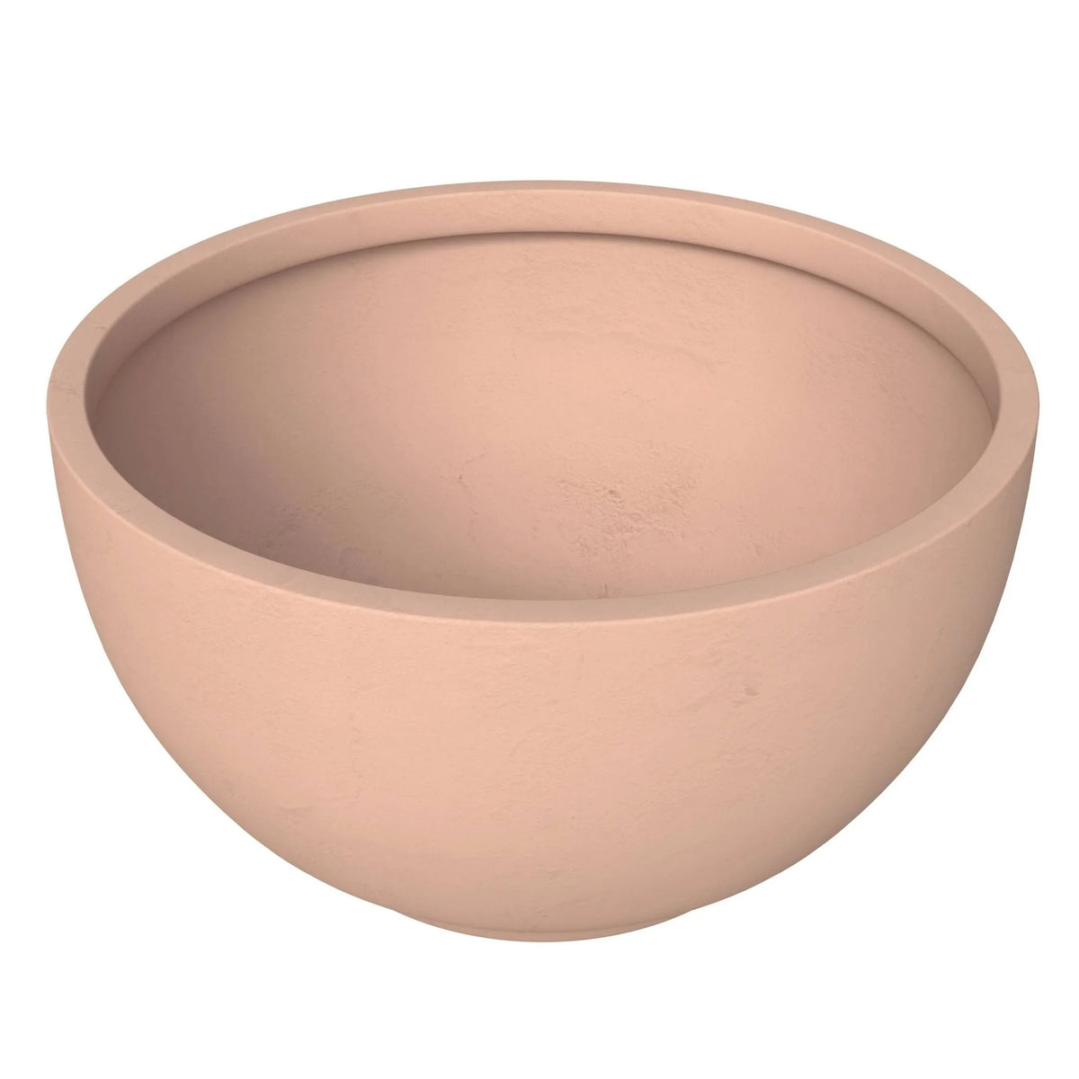 Grove Modern Fiberstone Round Planter Weather Resistant Design Plant Pot - Elax Furniture