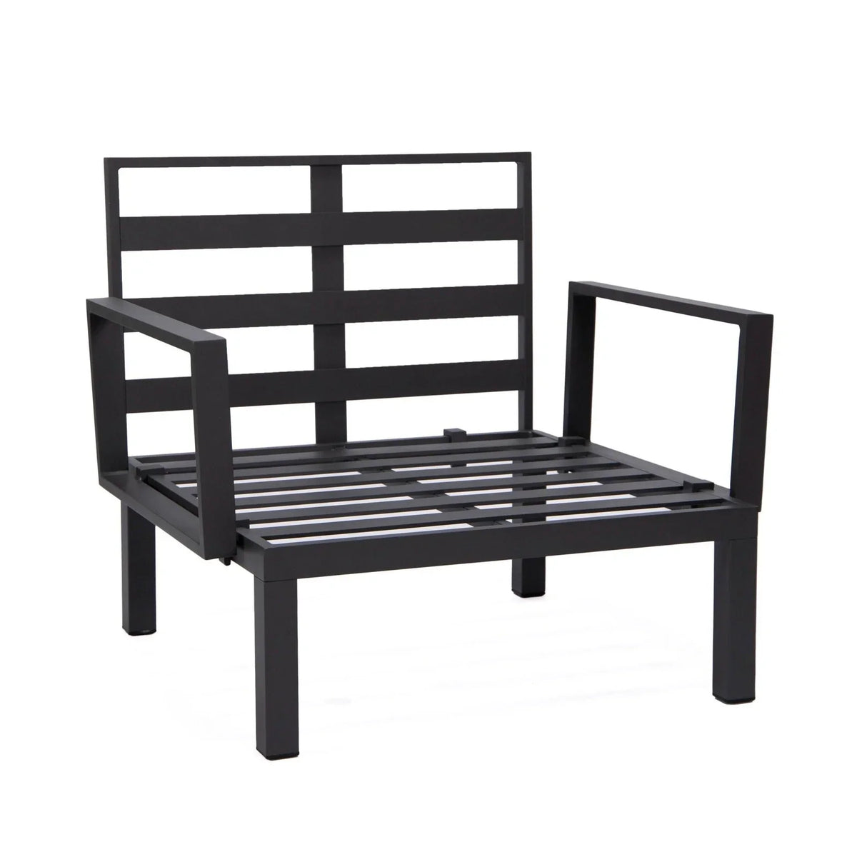 Hamilton 7-Piece Aluminum Patio Conversation Set With Coffee Table And Cushions - Elax Furniture
