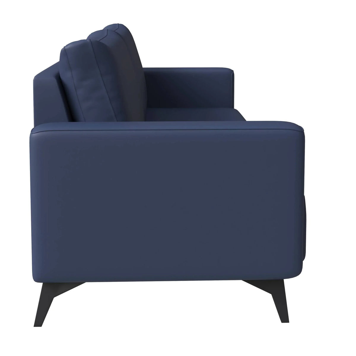 Inno 3-Seater Leather Wide Sofa with Stainless Steel Legs and Removable Cushions - Elax Furniture