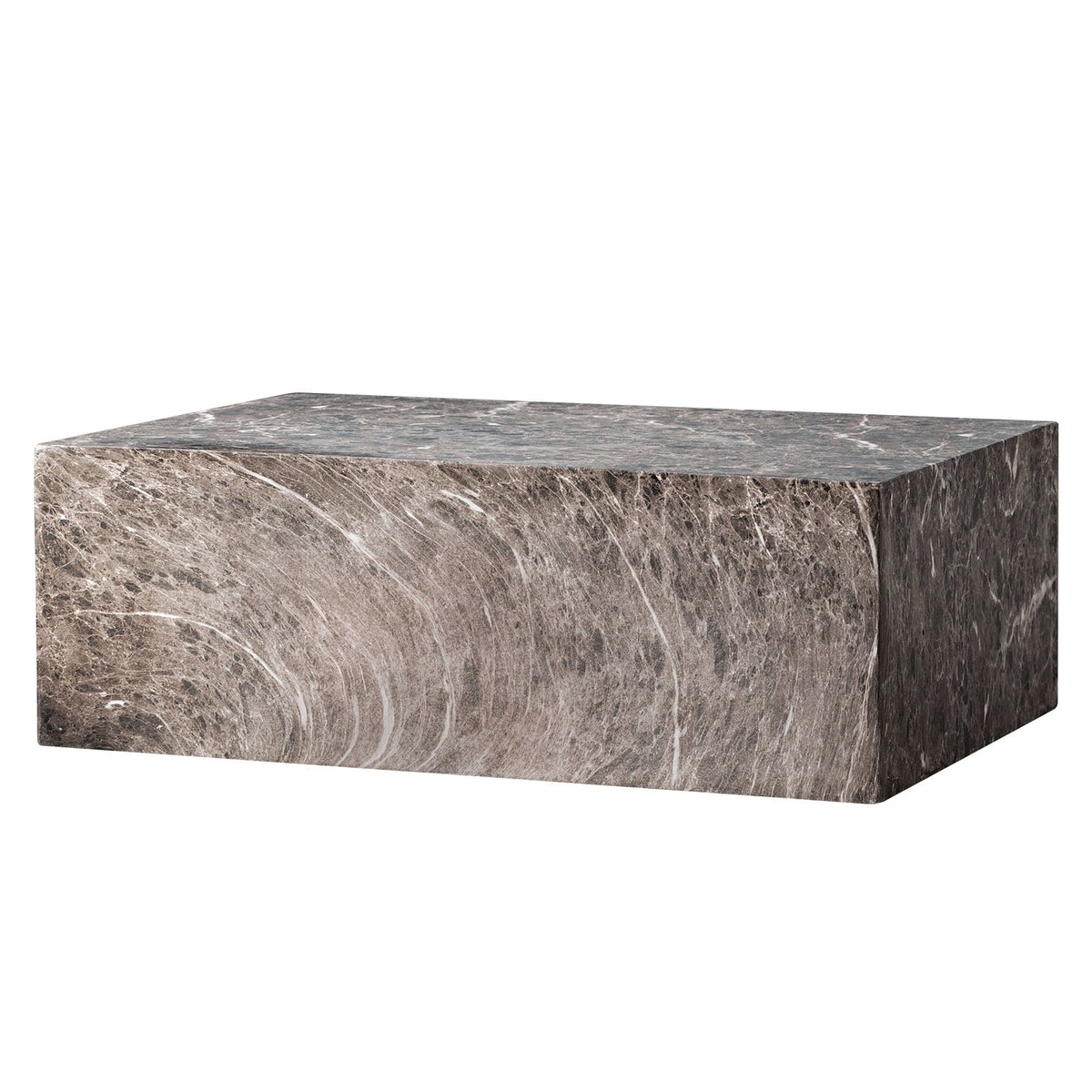 Maya Collection Fiberstone Outdoor/Indoor Rectangular Coffee Table in Travertine