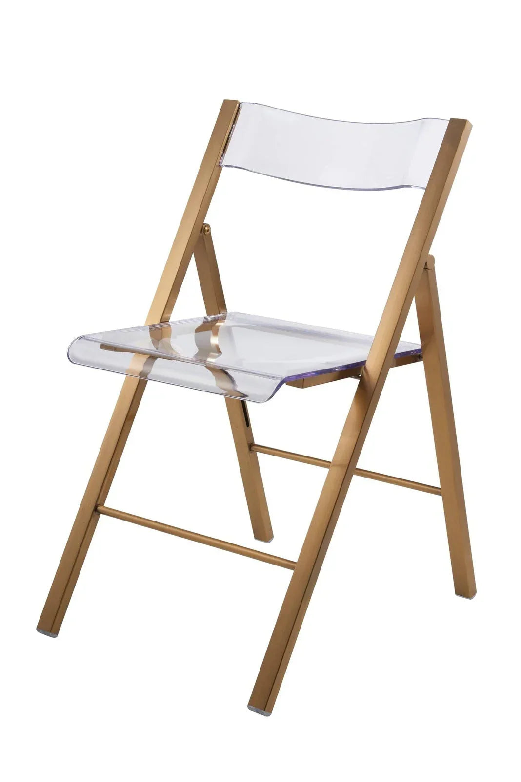 Menno Modern Acrylic Folding Chair - Elax Furniture