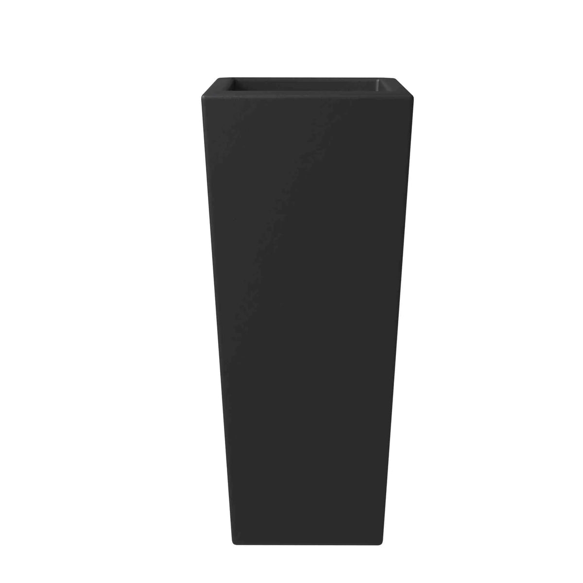 Orna Fiberstone and MgO Clay Weather-Resistant Tapered Square Planter for Home and Garden - Elax Furniture