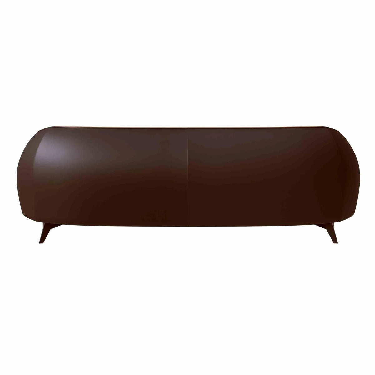Opula 3-Seater Leather Sofa with Stainless Steel Legs - Elax Furniture