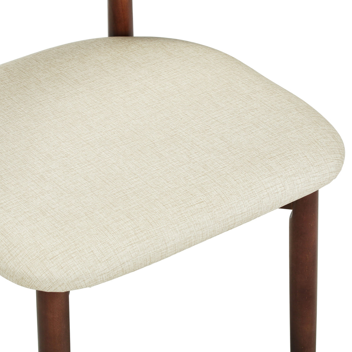 Sable Dining Chair with Leather Seats and Rubberwood Legs