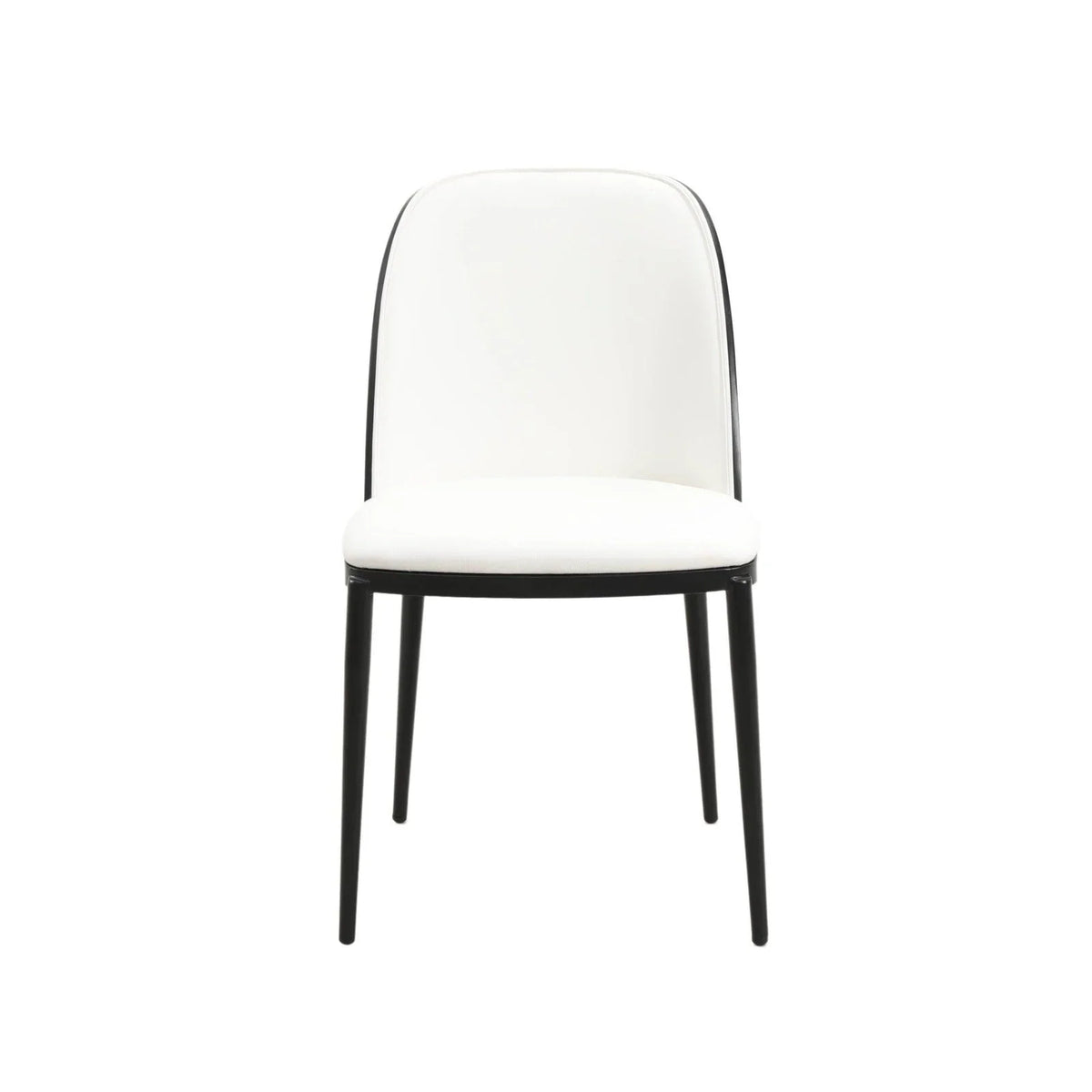 Tule 9-Piece Dining Set in Steel with 8 Upholstered Seat Dining Chairs and 83" Oval Dining Table with MDF Tabletop - Elax Furniture