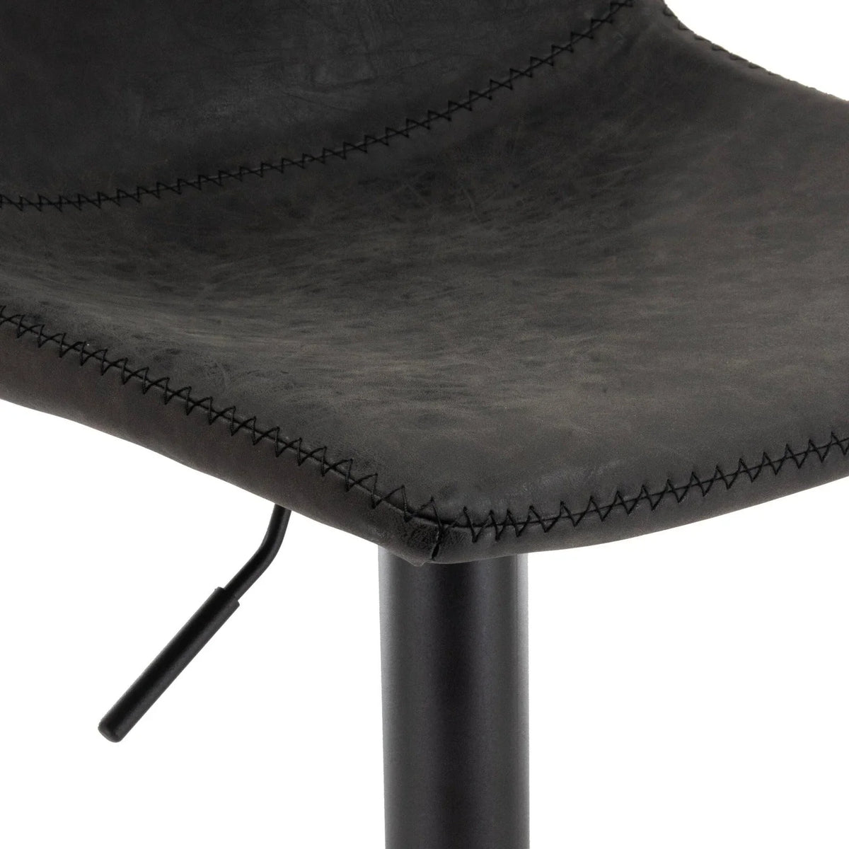 Tilbury Modern Adjustable Bar Stool with Footrest and 360-Degree Swivel - Elax Furniture