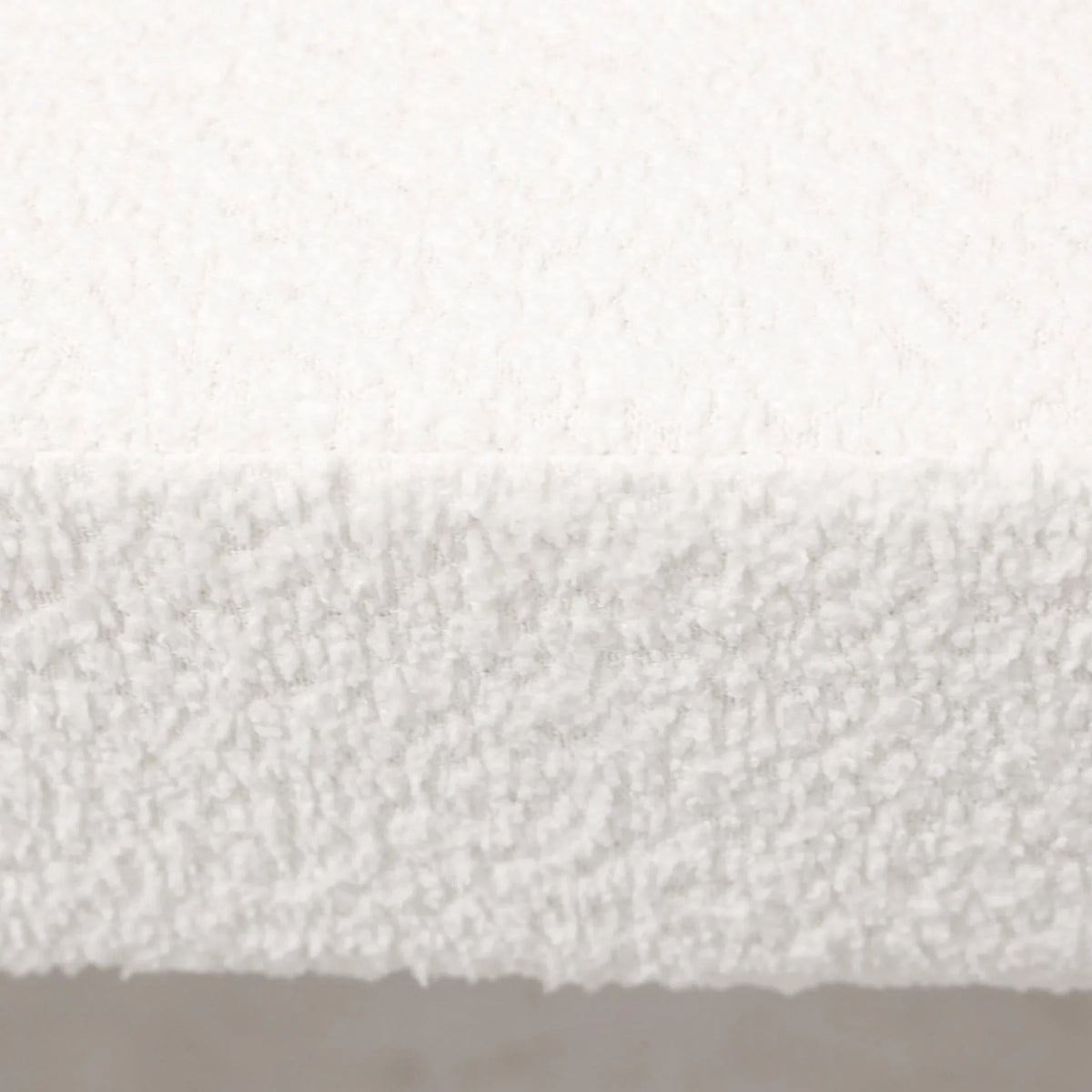 Vint 63" Wide Upholstered Bench in Boucle/Velvet with Curved Waterfall Design - Elax Furniture
