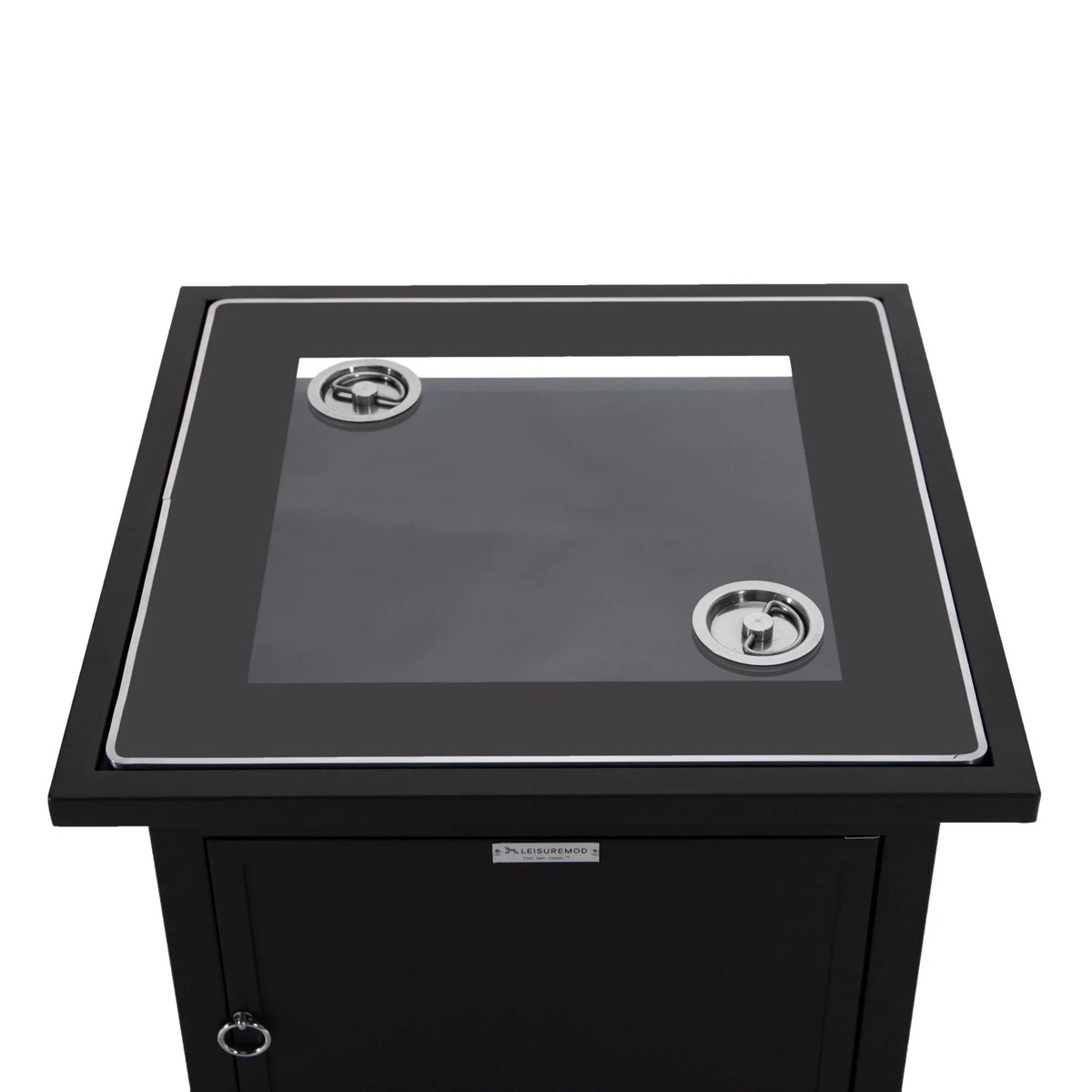 Walbrooke Outdoor Patio Square Fire Pit and Tank Holder - Elax Furniture