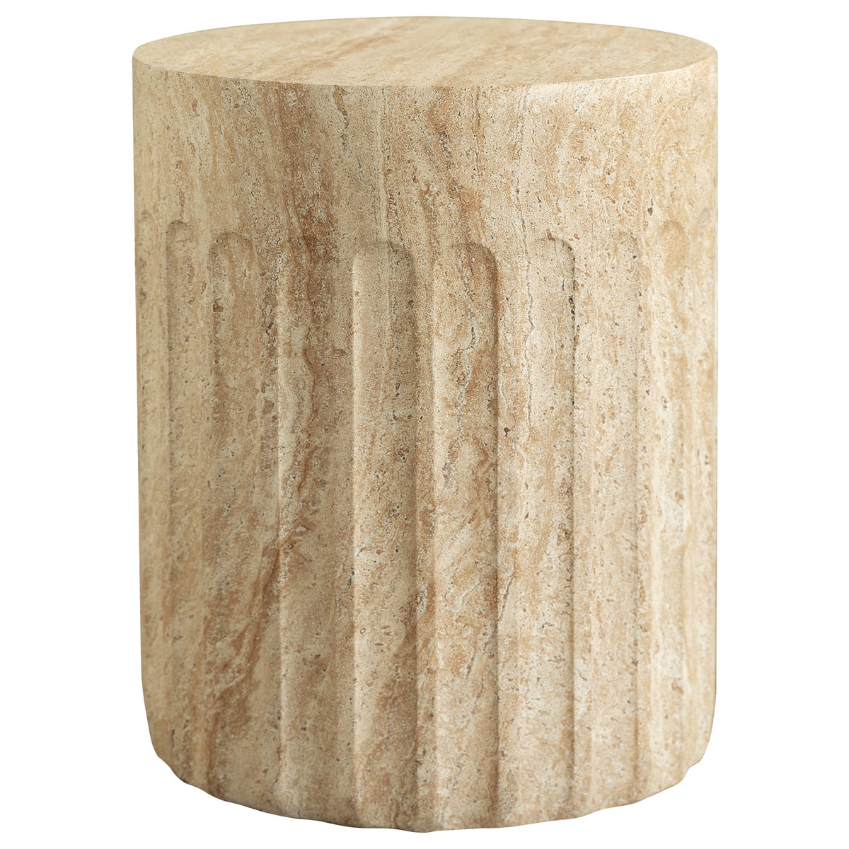 Zenvio Round Side /EndTable in Fiberstone for Indoor and Outdoor