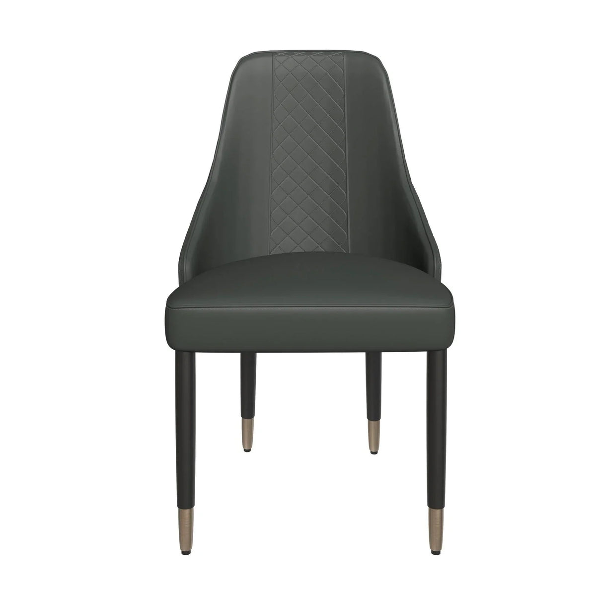 Allure Dining Chairs Fabric/Leather Seat and Back in Oak Wood - Elax Furniture