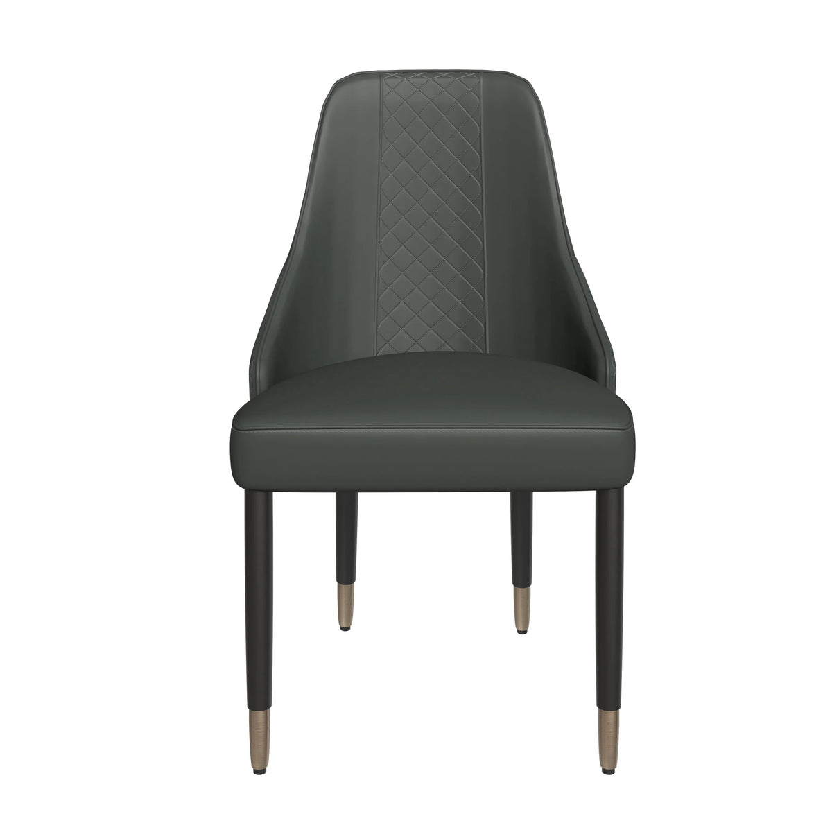 Allure Dining Chairs Fabric/Leather Seat and Back in Oak Wood - Elax Furniture