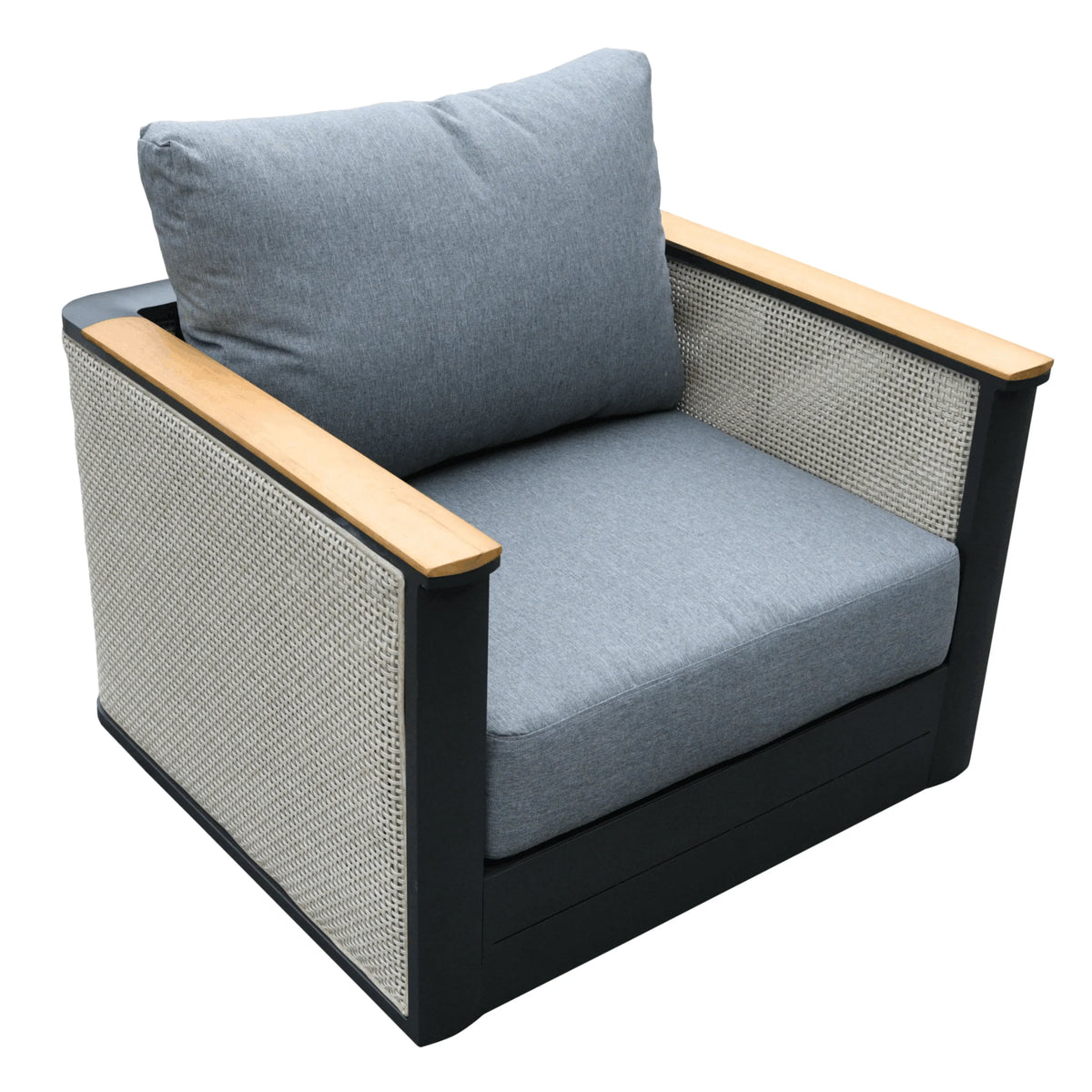 LeisureMod Arvin 4-Piece Conversation Set with Coffee Table, Sofa, and 2 Accent Chairs - Elax Furniture