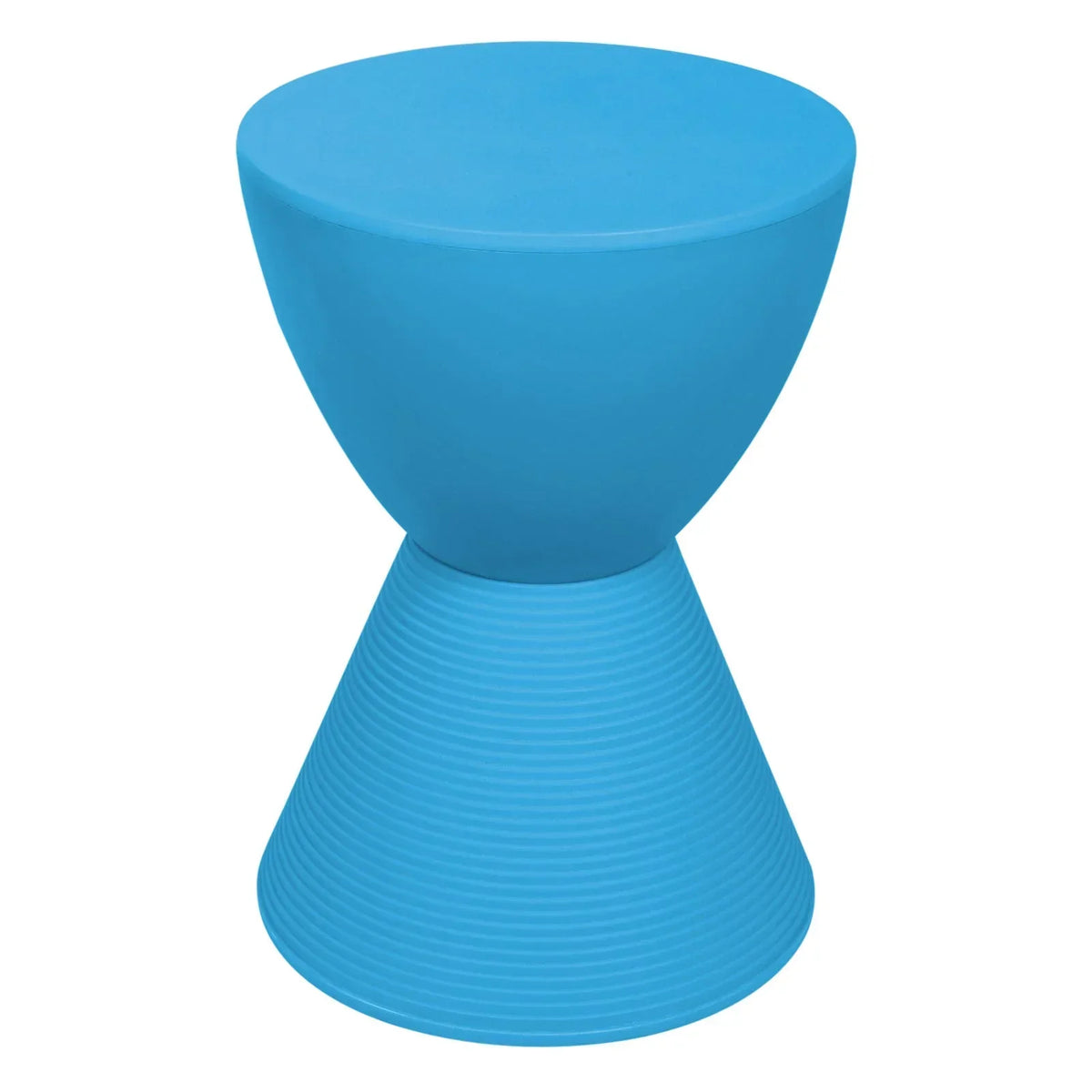 Boyd Storage Round Side End Table in Polypropylene Plastic - Elax Furniture