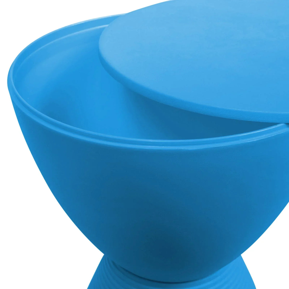 Boyd Storage Round Side End Table in Polypropylene Plastic - Elax Furniture