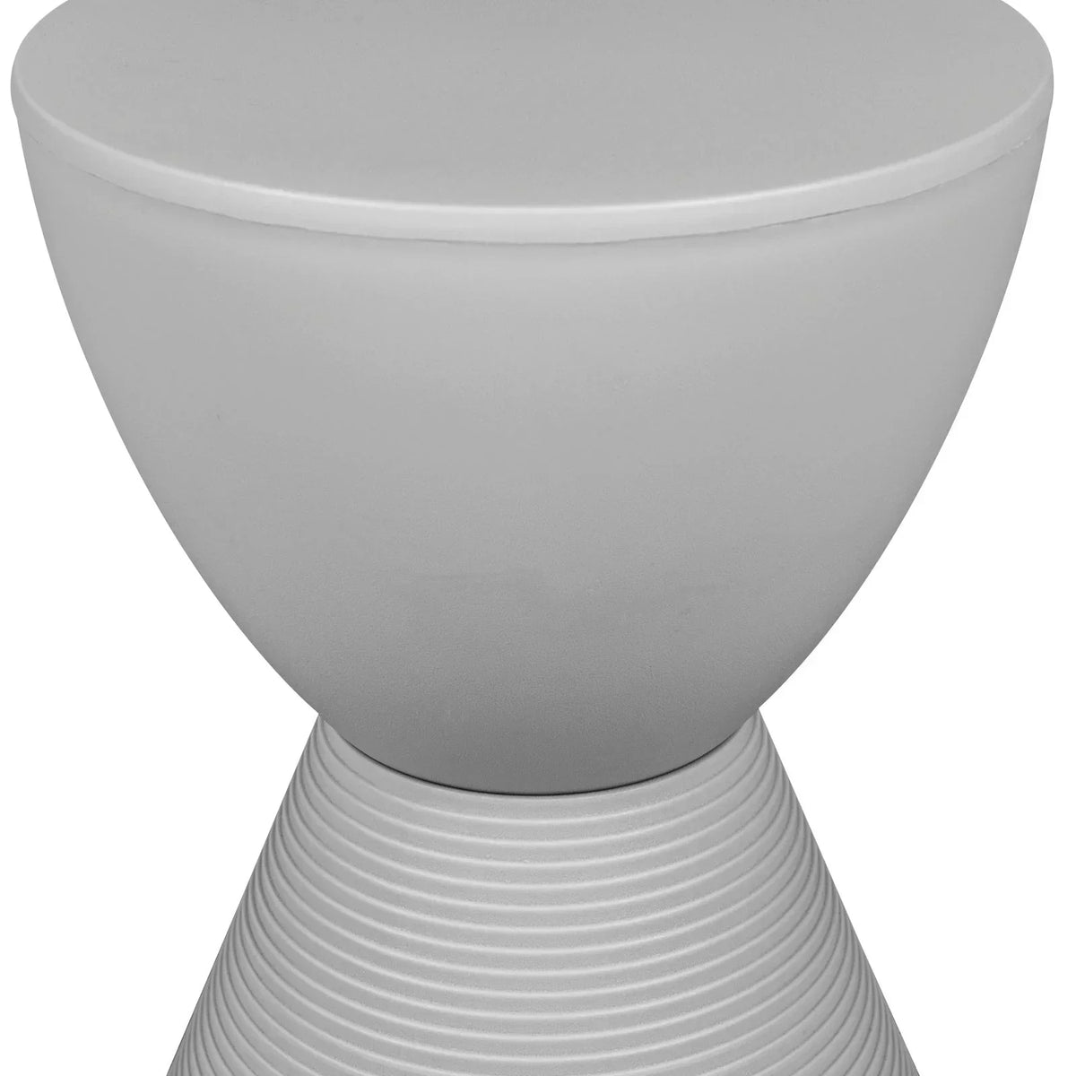 Boyd Storage Round Side End Table in Polypropylene Plastic - Elax Furniture